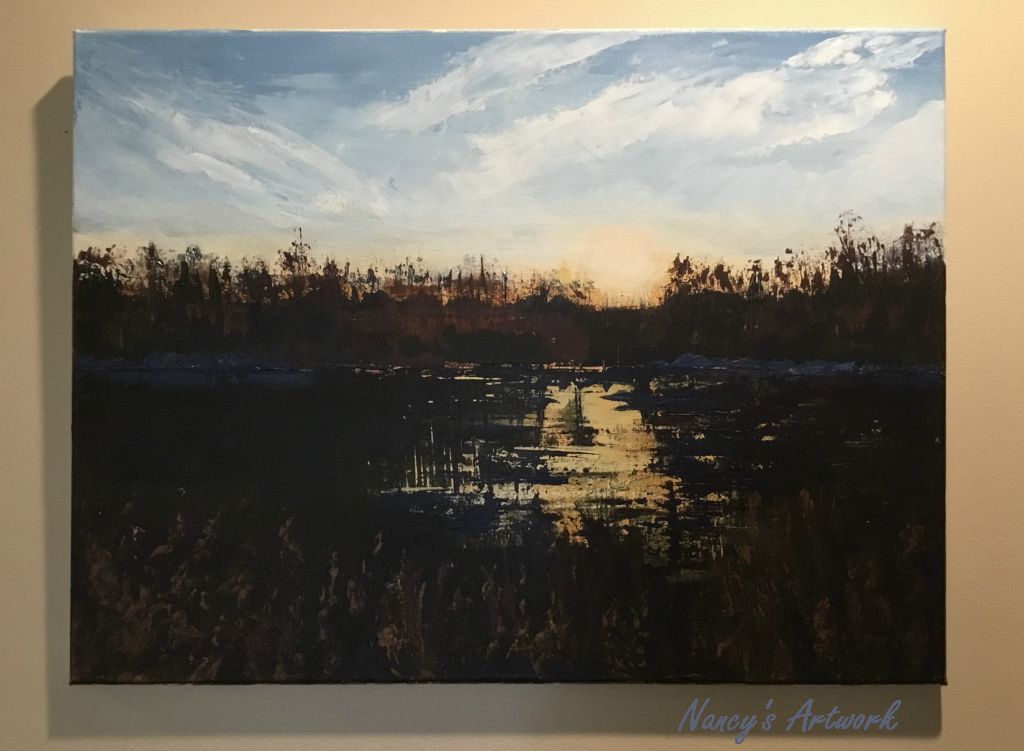 $400 Acrylic on canvas 24" X 18"